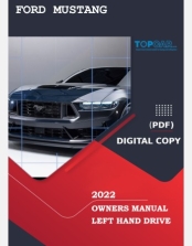 FORD MUSTANG 2022 OWNERS MANUAL